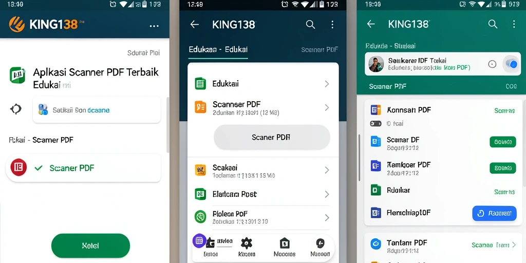 Tampilan antarmuka aplikasi KING138 yang ramah pengguna.