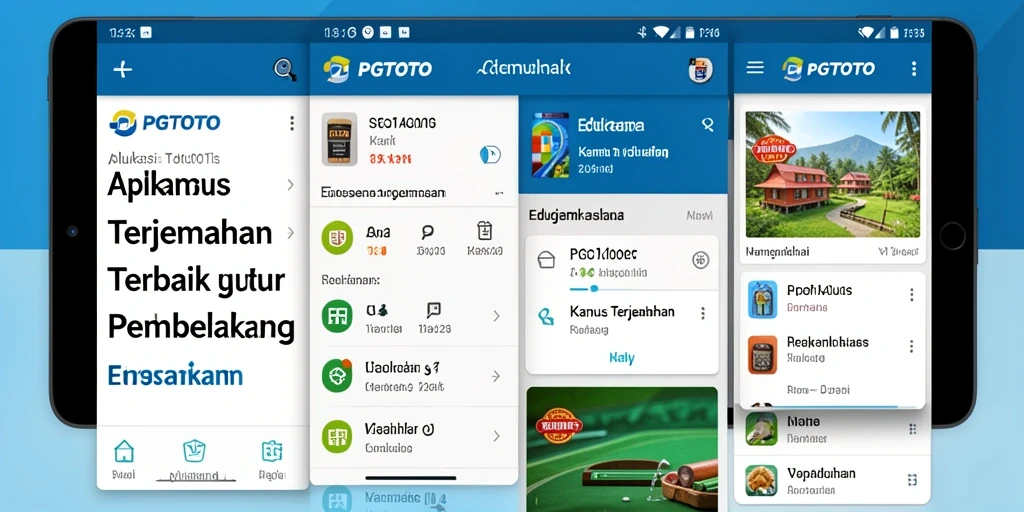 Antarmuka PGTOTO menampilkan fungsi pencarian terjemahan yang efisien.